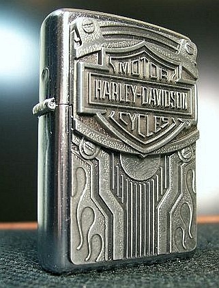 Zippo 20584, H-D Ride Emblem Street Chrome