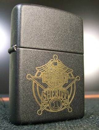 Zippo 20828, Harley-Davidson Sheriff Black Matte