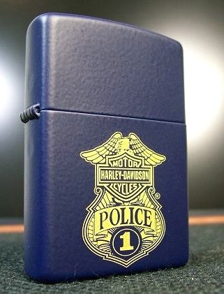 Zippo 20829, Harley-Davidson Police Navy Matte