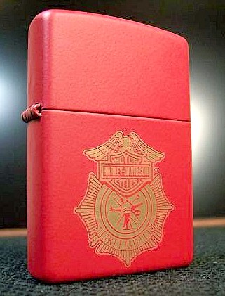 Zippo 20830, Harley-Davidson Firefighter Red Matte