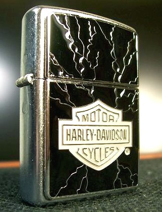 Zippo 20867, Harley-Davidson Lightning Emblem Street Chrome
