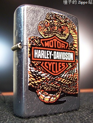 Zippo 21072, H-D Rattler Street Chrome