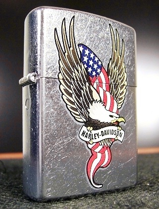 Zippo 21073, H-D Eagle Americana Street Chrome