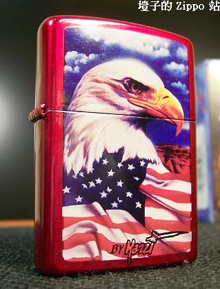 ZIPPO 24082 (USD $32.95), Mazzi - Freedom Watch Candy Apple Red