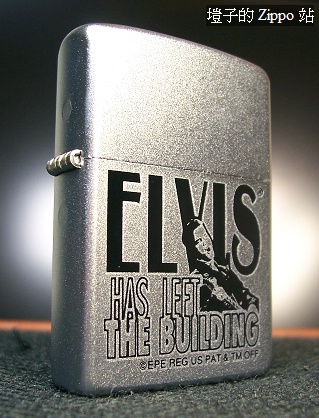 ZIPPO 24260 - Elvis Has Left The Building Satin Chrome