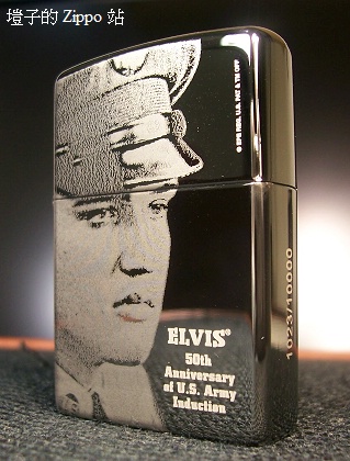ZIPPO 24441 - Elvis Military Induction Black Ice